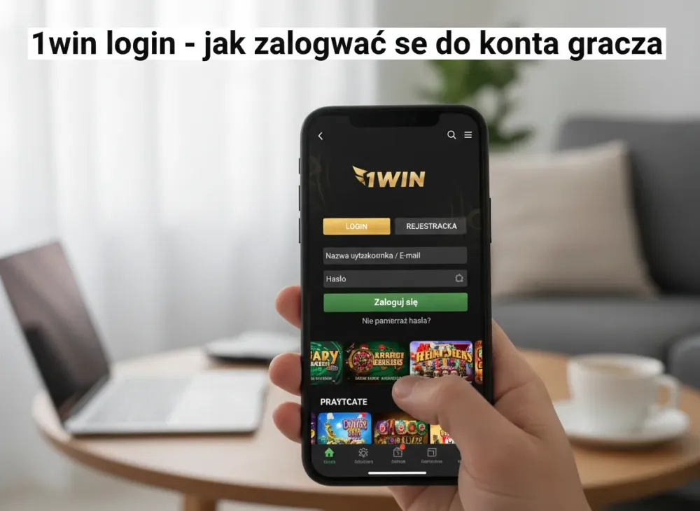 1win login - jak zalogować się do konta gracza